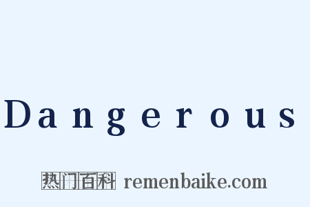 Dangerous是什么意思的图片